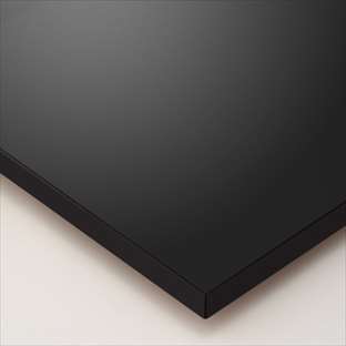 テーブル天板 メラミン化粧板共巻き ベースカラー単色 t30㎜
