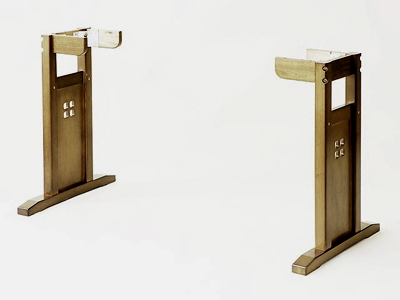 木製脚 和風　L1-NからM3-BSの組み立て方