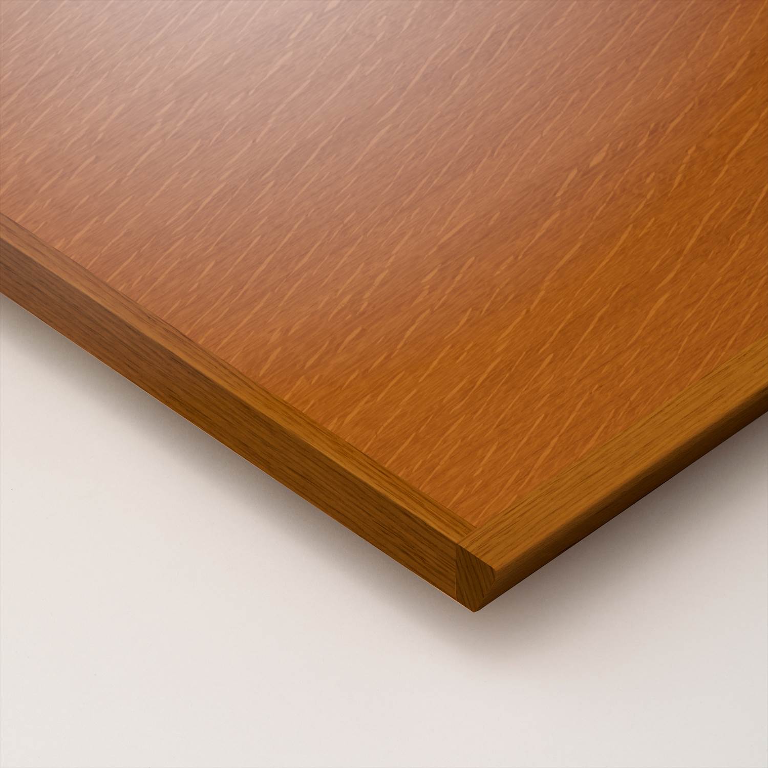 25721円 評価 テーブル天板 天然木 オーク柾目突板 船底型木ブチ付き T-0058 W1200×D600×t30